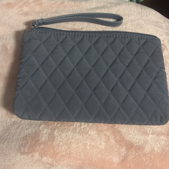 Vera Bradley Escapade Wristlet in Carbon Gray. - Picture 3 of 4